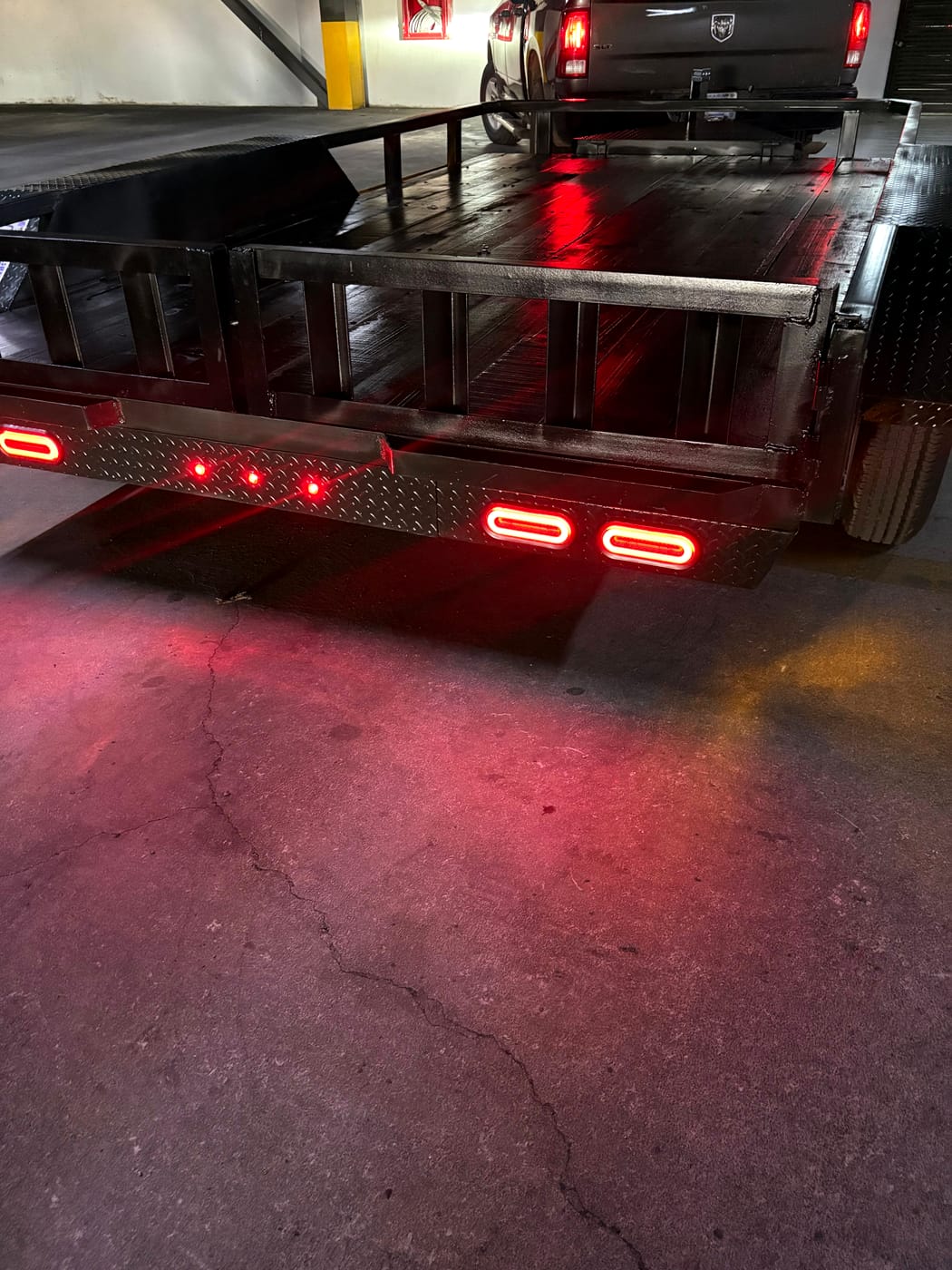 Calaveras LED traseras del remolque de plataforma